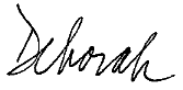 Deb signature 2